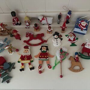 24 Vintage Christmas Ornaments